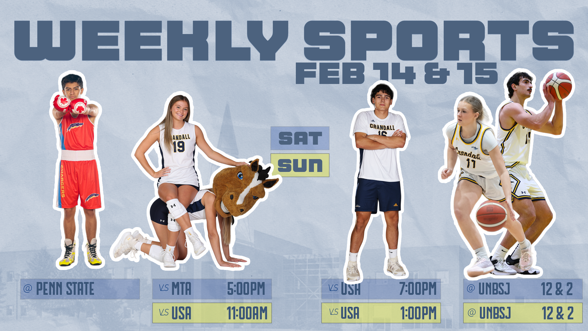 Weekly Preview Feb 14-15