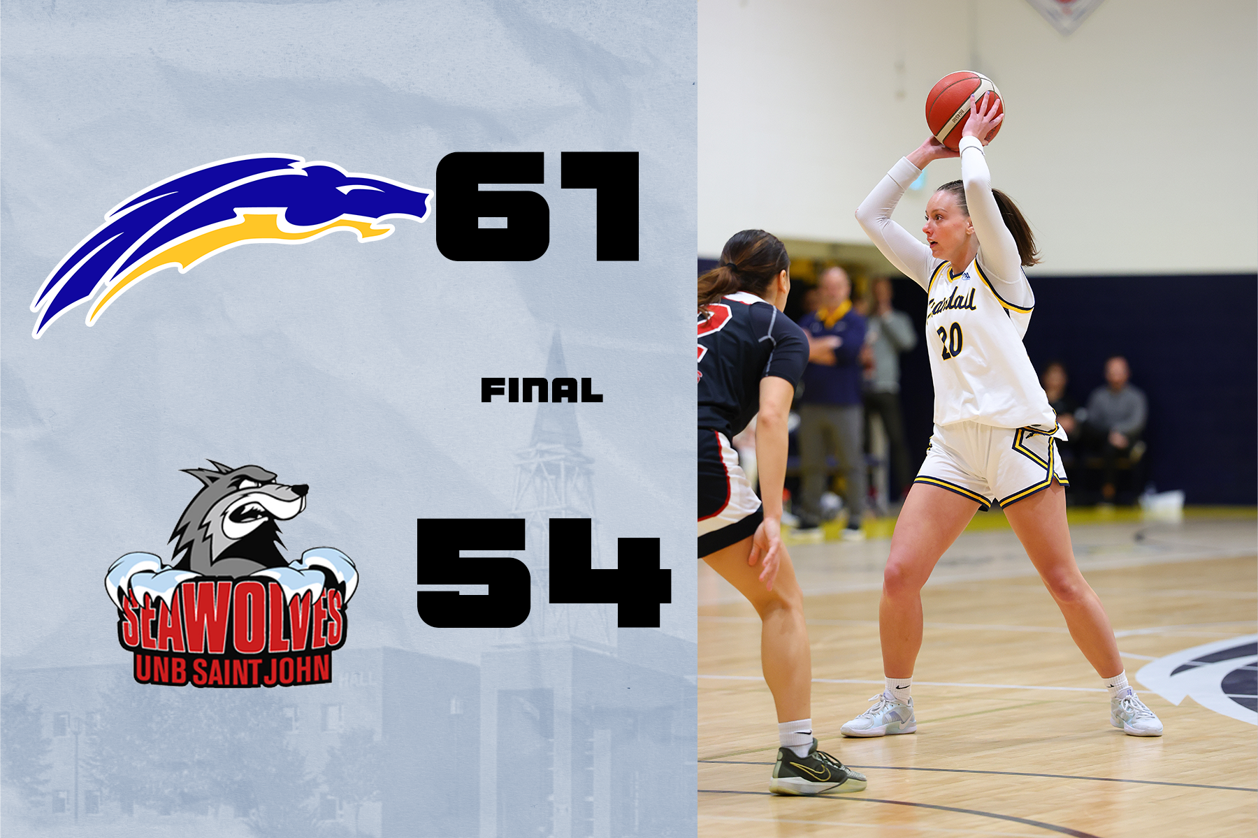 Chargers Earn Huge Home Win Over UNBSJ