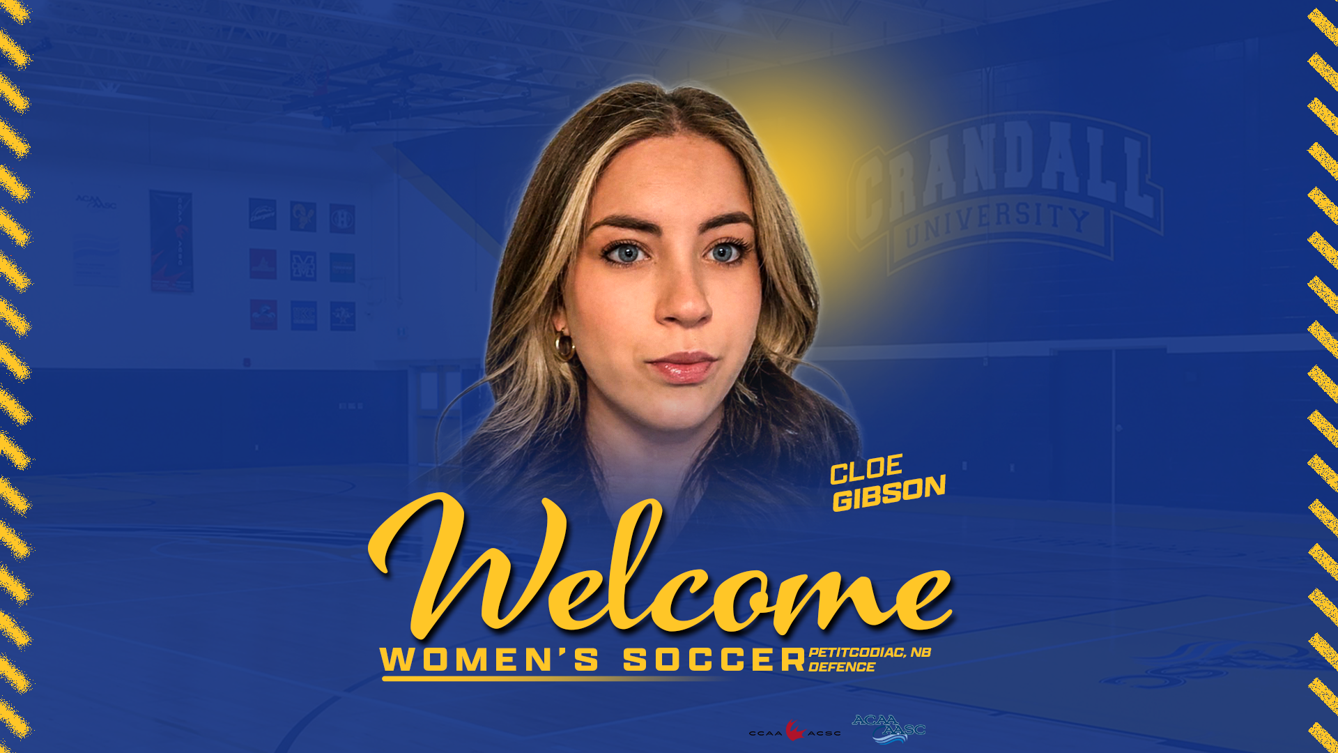 Gibson To Join Women's Soccer Team